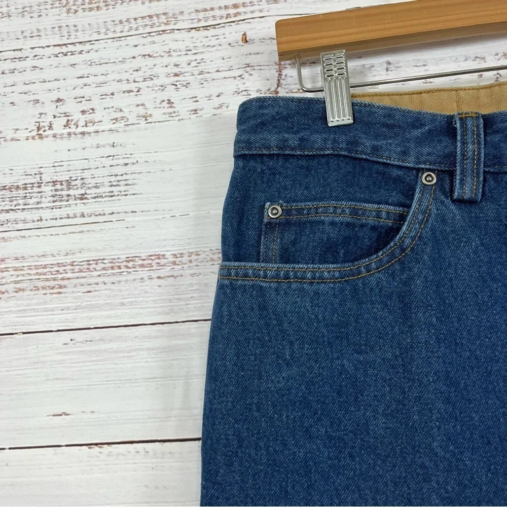Duluth Relaxed Fit Medium Wash Straight Leg Jeans